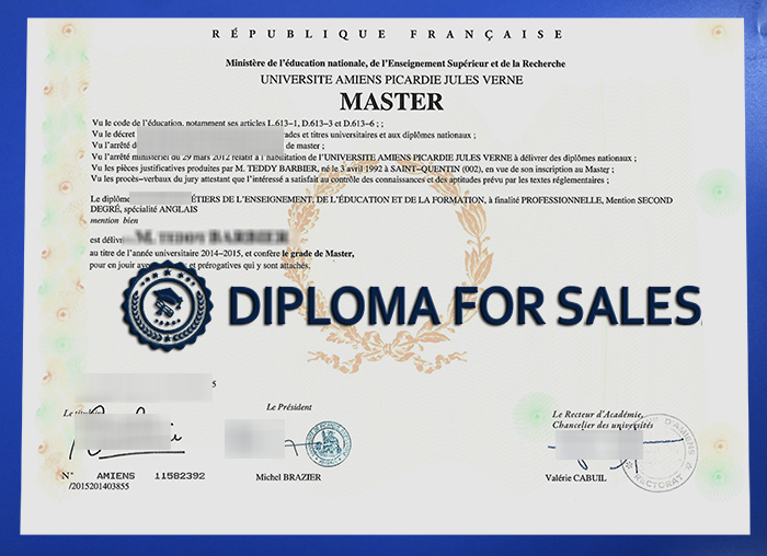 UPJV Diploma UPJV Diploma