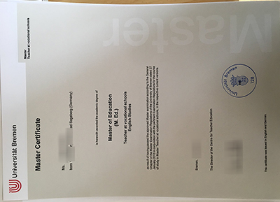 Universität Bremen Urkunde