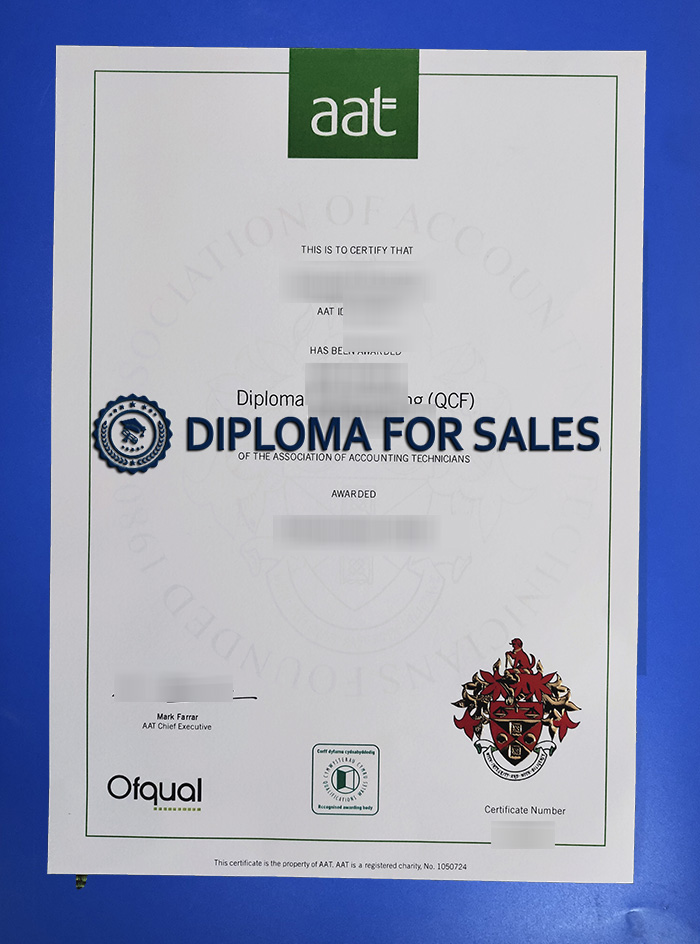 AAT Certificate AAT Certificate