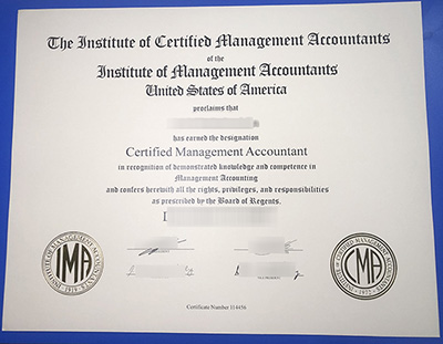 CMA Certificate