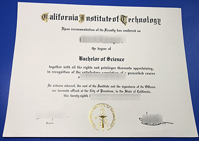 Caltech Diploma seal