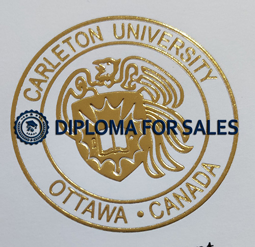 Carleton University Diploma seal Carleton University Diploma seal