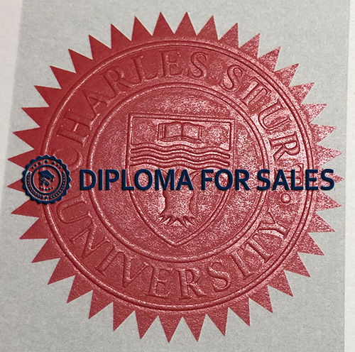 Charles Sturt University Degree seal Charles Sturt University Degree seal
