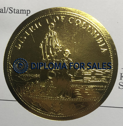 District of Columbia Apostille Certificate Seal