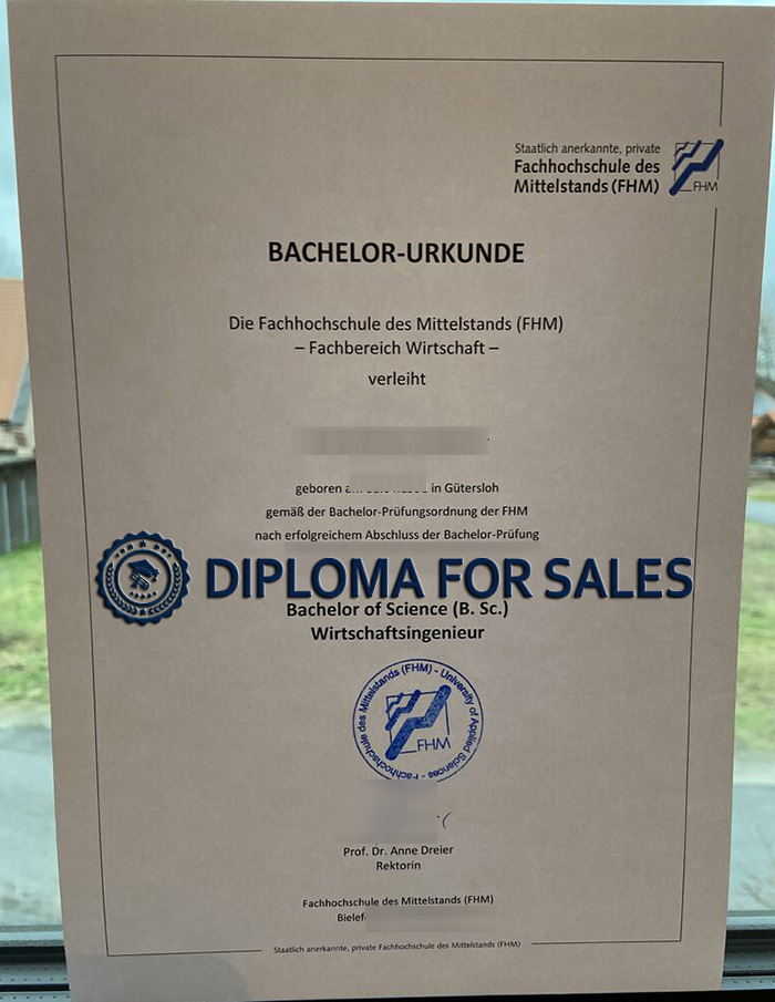 FHM Urkunde FHM Urkunde