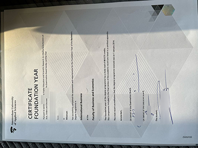 HvA Diploma