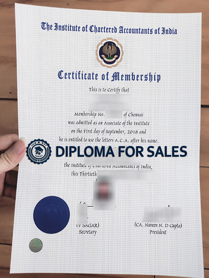 ICAI certificate ICAI certificate