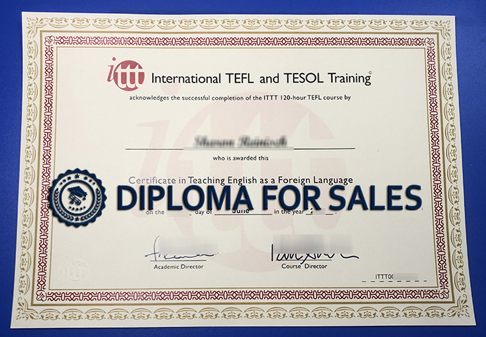 ITTT Certificate ITTT Certificate