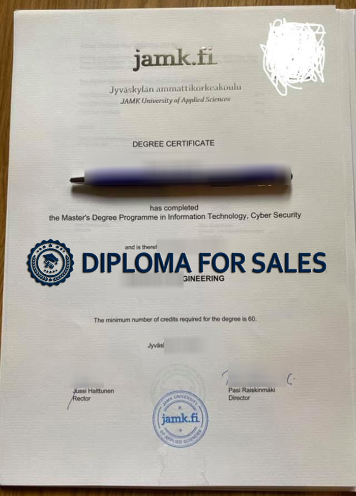 JAMK Degree Certificate JAMK Degree Certificate