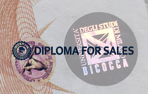 UniMiB Diploma seal UniMiB Diploma seal