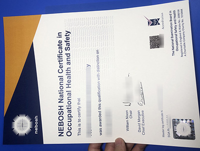 NEBOSH Certificate