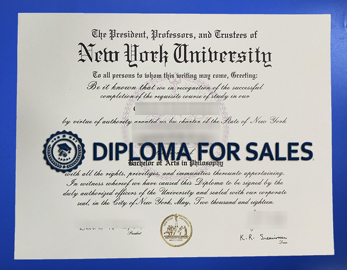 NYU Diploma NYU Diploma