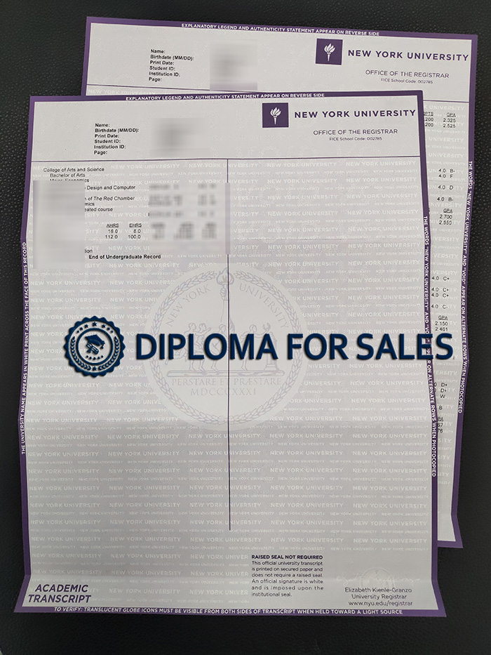 NYU Transcript NYU Transcript