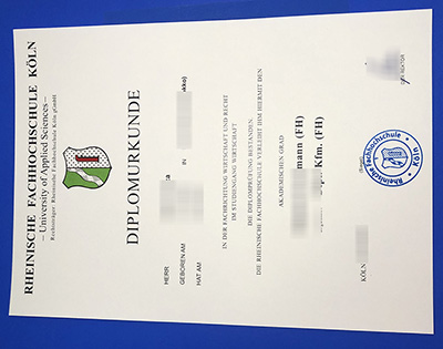 Rheinische Fachhochschule Köln Urkunde