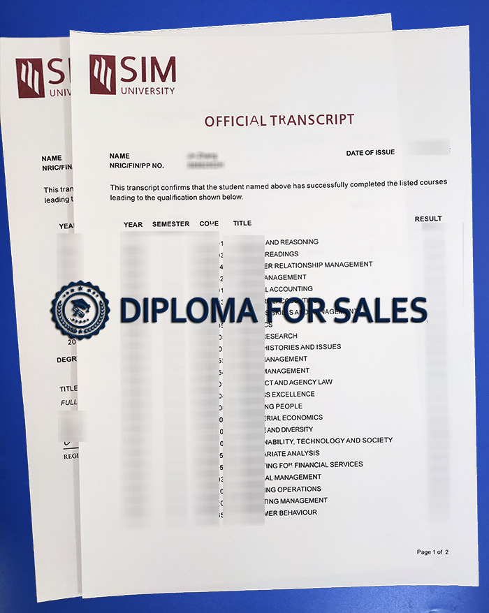 SIM Transcript SIM Transcript