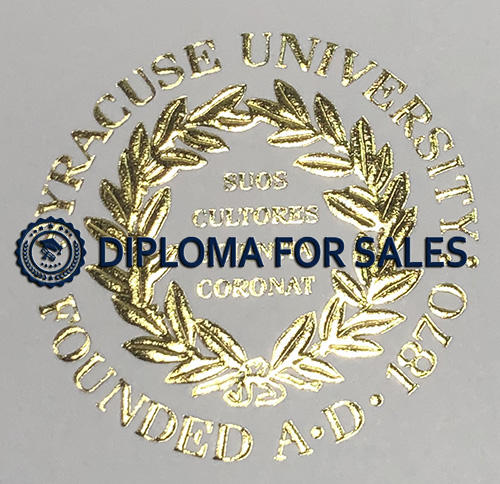 Syracuse University Degree seal Syracuse University Degree seal