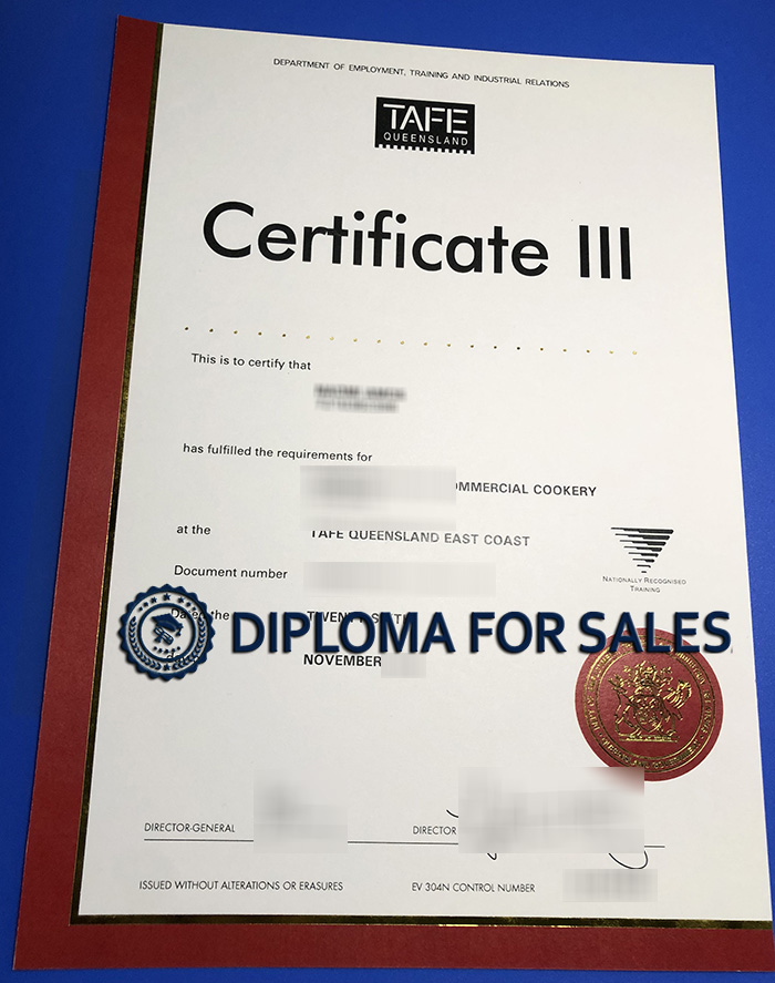 TAFE Queensland Certificate TAFE Queensland Certificate