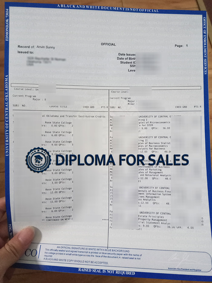 UCO Transcript UCO Transcript