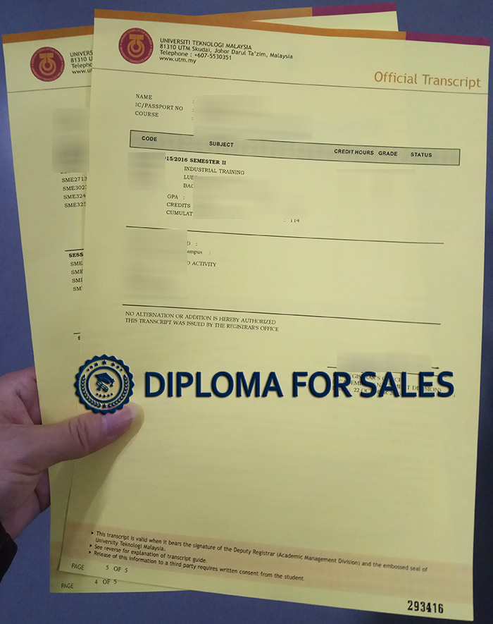 UTM Transcript UTM Transcript