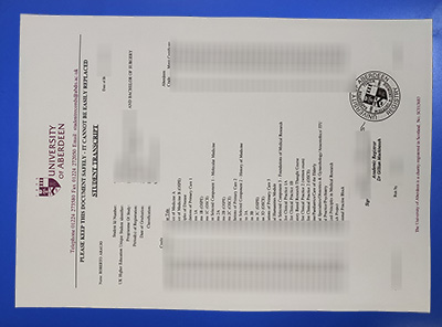 University of Aberdeen Transcript