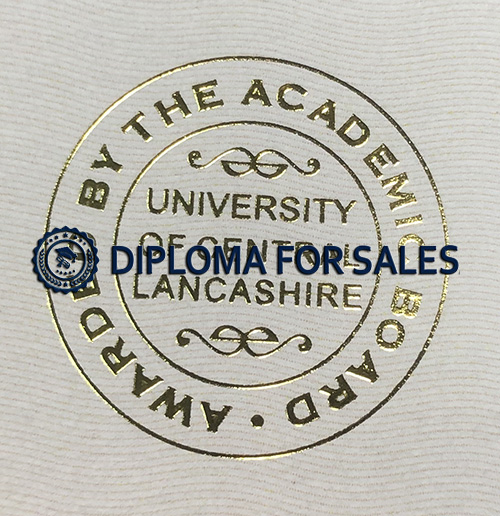 UCLan Degree seal UCLan Degree seal