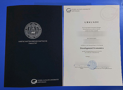 University of Göttingen Urkunde