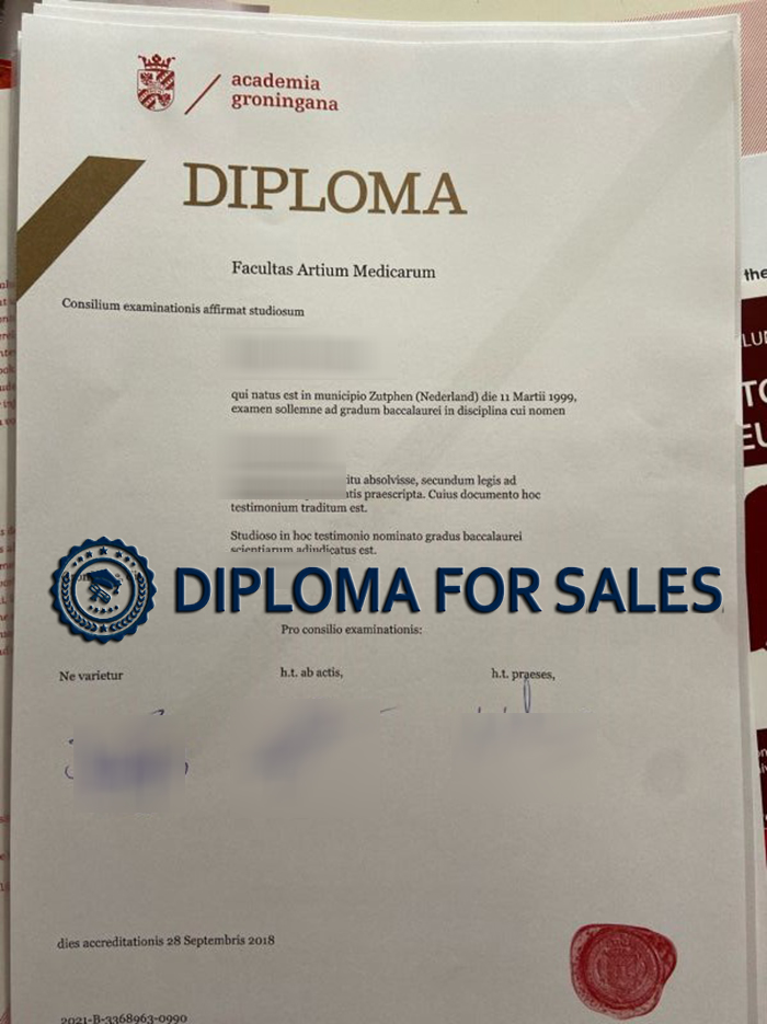 University of Groningen Diploma University of Groningen Diploma