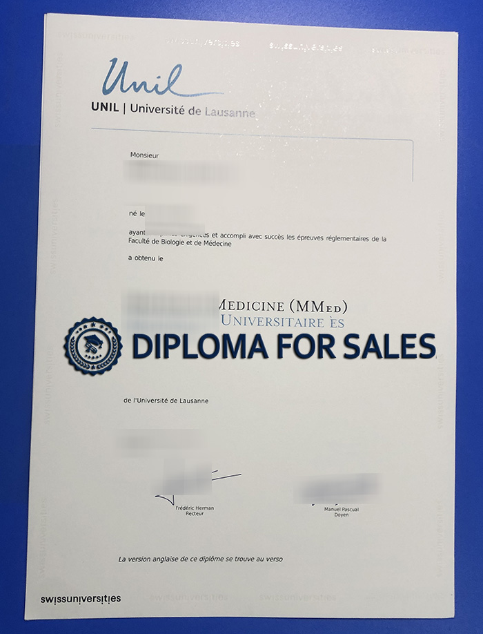 UNIL Diploma UNIL Diploma