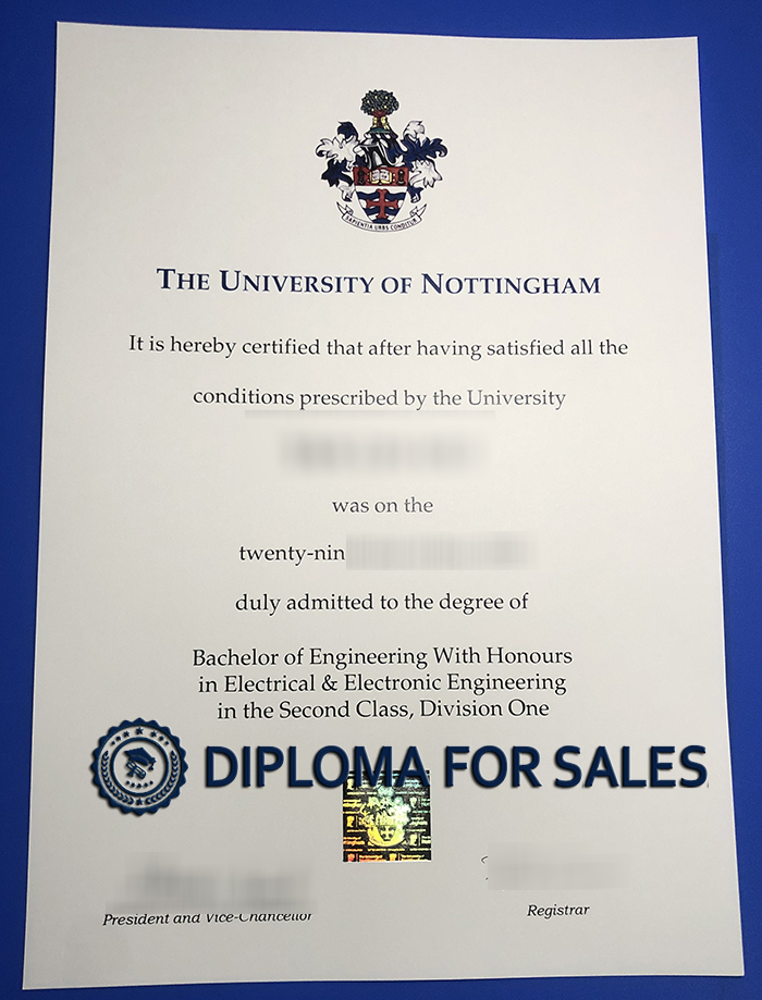 University of Nottingham Degree University of Nottingham Degree