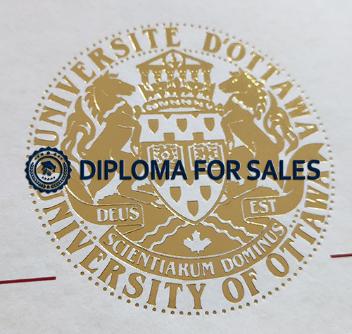 University of Ottawa Diploma seal University of Ottawa Diploma seal