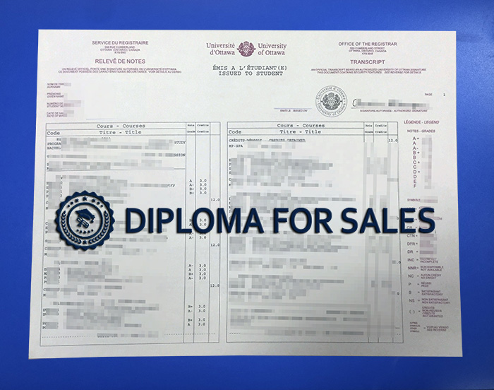 University of Ottawa Transcript University of Ottawa Transcript