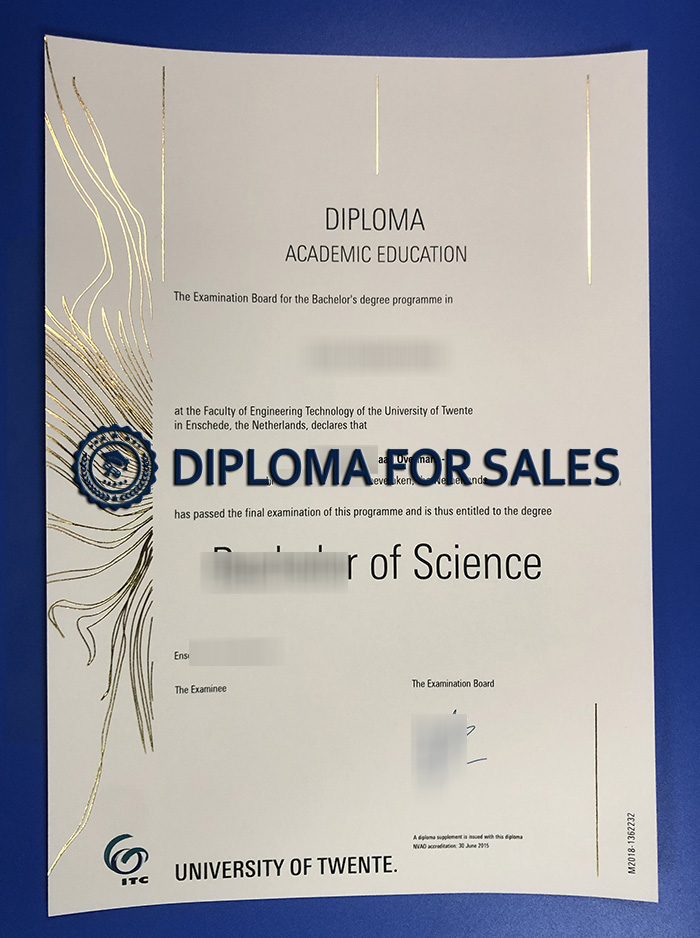 University of Twente Diploma University of Twente Diploma