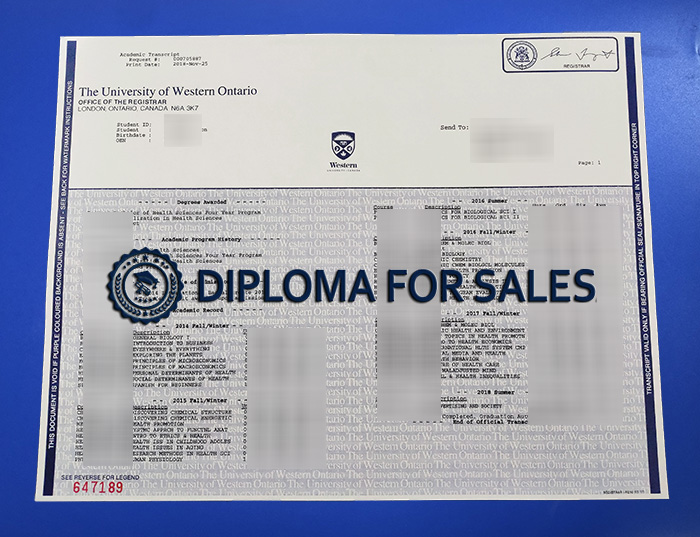 UWO Transcript UWO Transcript