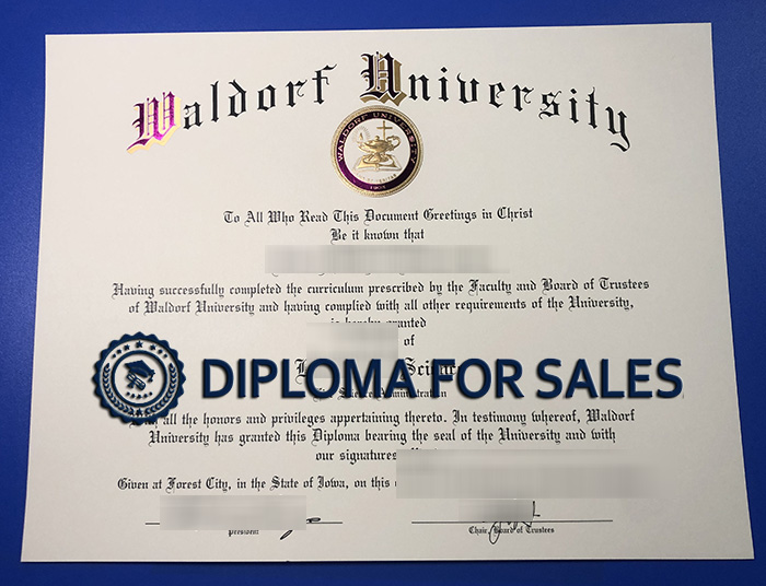 Waldorf University Diploma Waldorf University Diploma