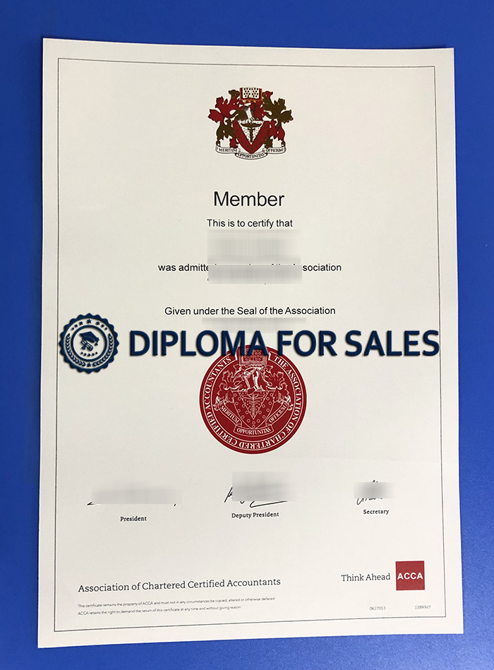 ACCA Certificate ACCA Certificate