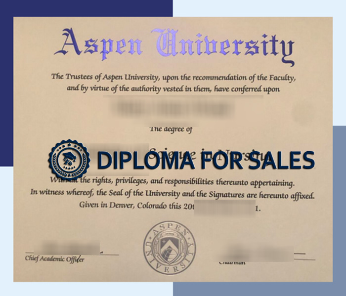 Aspen University Diploma Aspen University Diploma