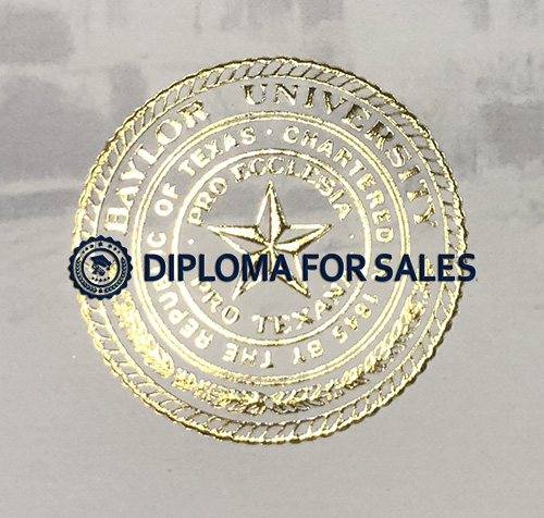 Baylor University Diploma seal Baylor University Diploma seal
