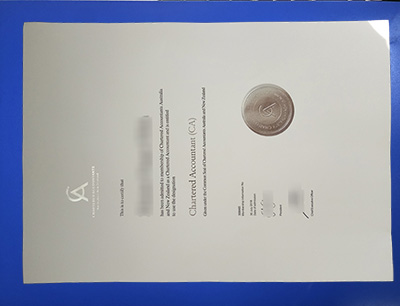 Chartered accountant Certificate