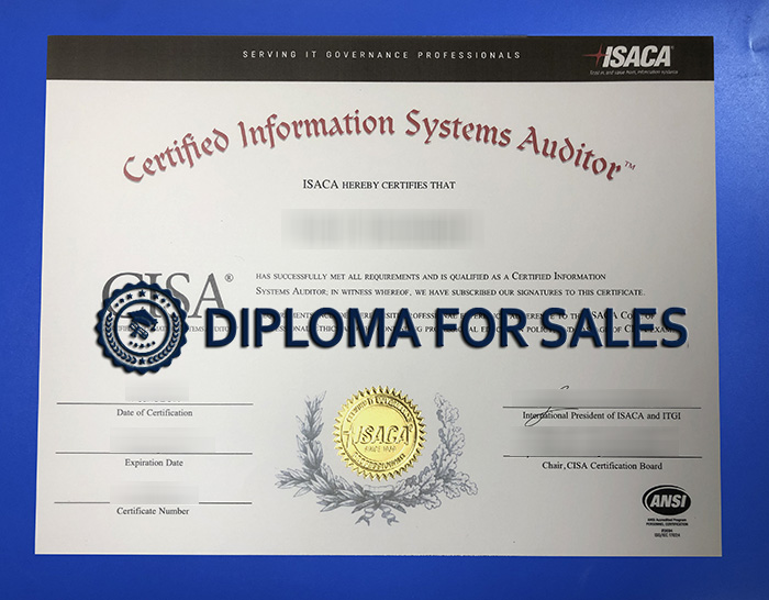 CISA Certificate CISA Certificate