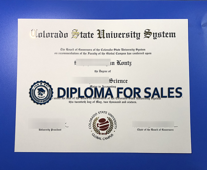 Colorado State University Global Diploma Colorado State University Global Diploma