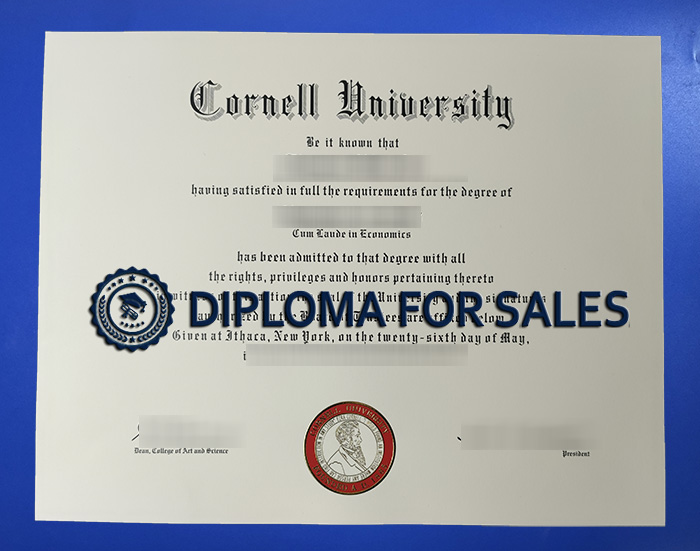 Cornell University Diploma Cornell University Diploma