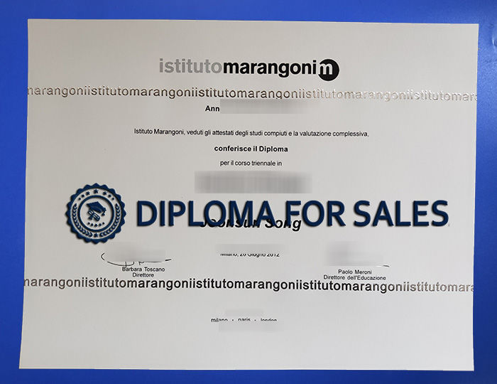 Istituto Marangoni Diploma Istituto Marangoni Diploma