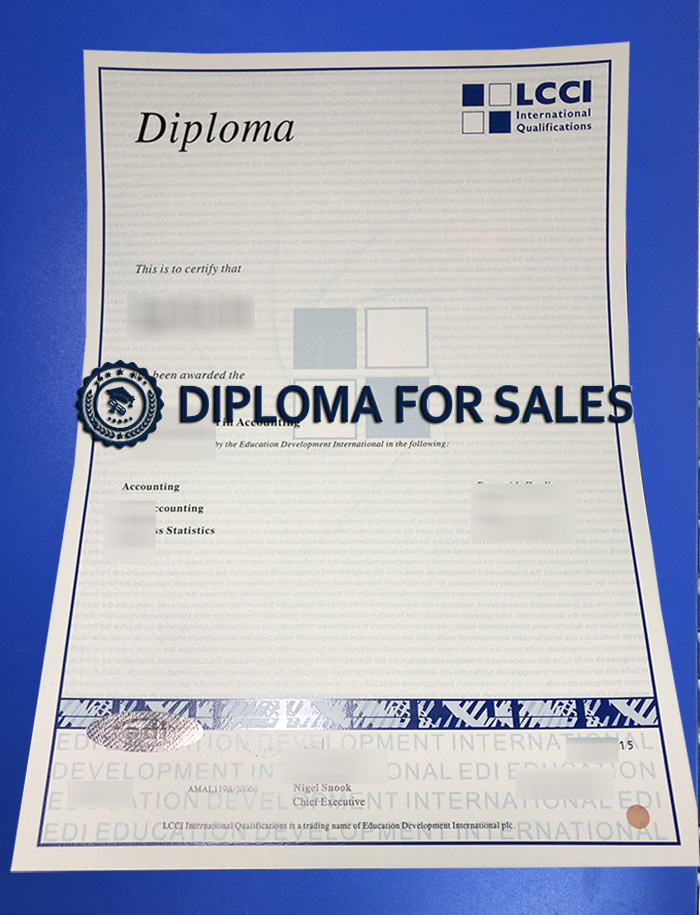 LCCI Certificate LCCI Certificate