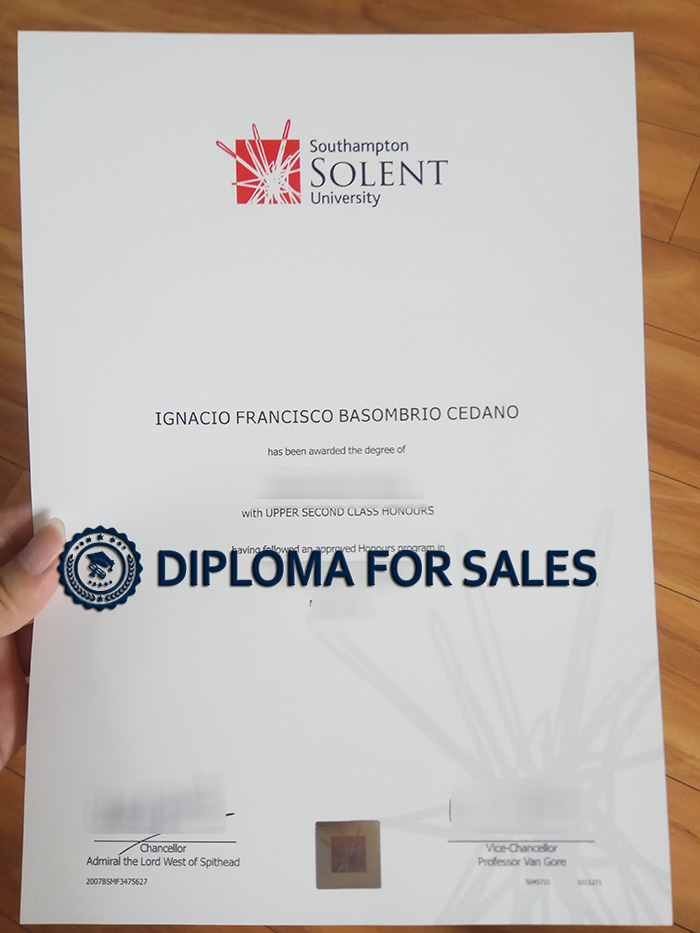 Solent University Diploma Solent University Diploma