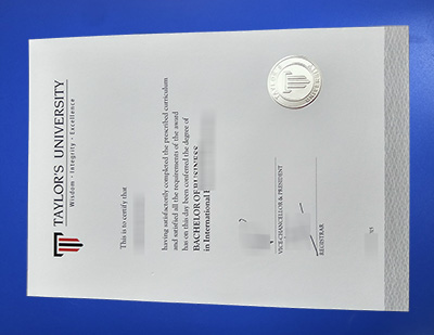 Taylor's University Diploma