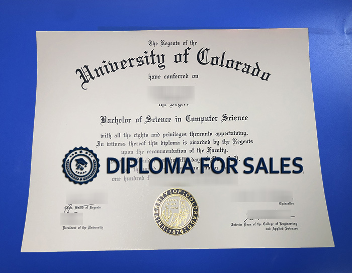 University of Colorado Diploma University of Colorado Diploma