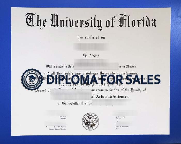 University of Florida Diploma University of Florida Diploma