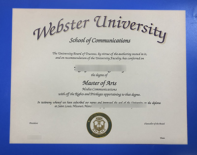Webster University Diploma