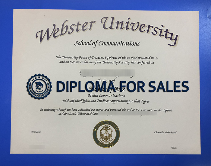 Webster University Diploma Webster University Diploma