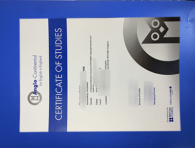 Anglo-Continental Certificate